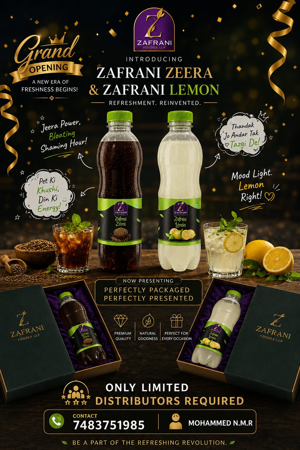 Grand launch — Zeera & Lemon